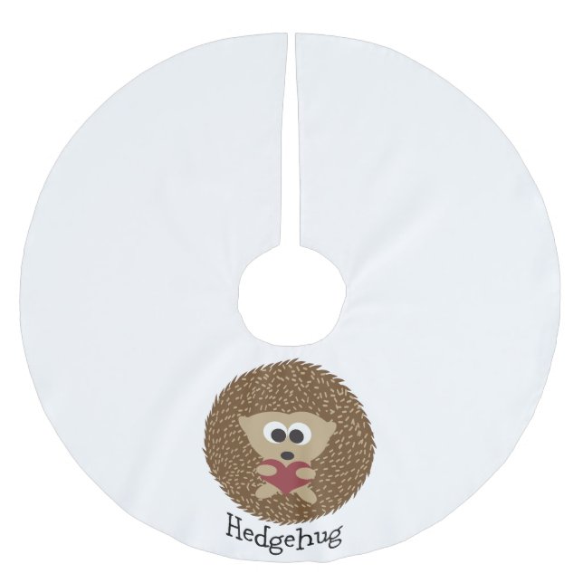 Hedgehug Hedgehog Brushed Polyester Tree Skirt (Front)