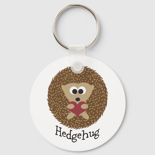 Hedgehug Hedgehog Key Ring (Front)