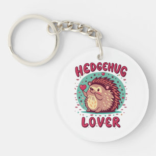 Hedgehug Lover Key Ring