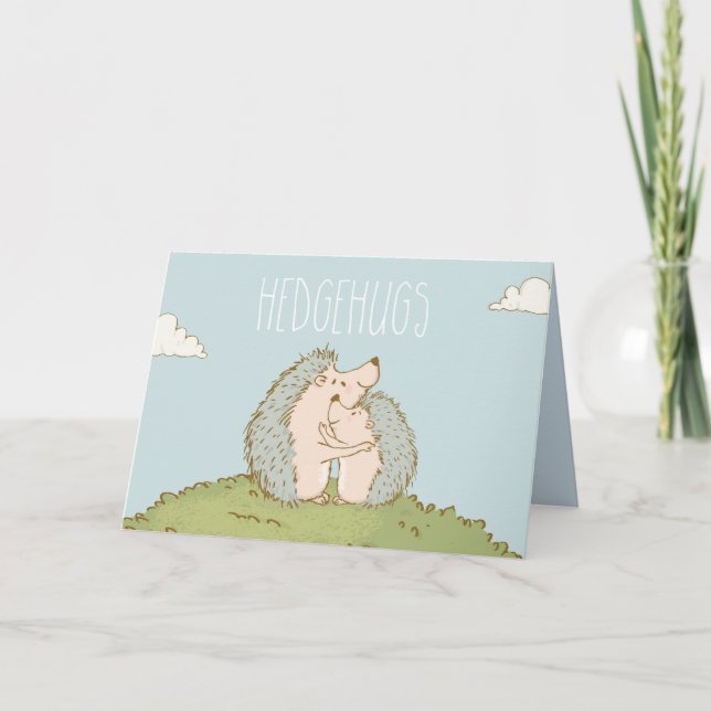Hedgehugs Card (Front)