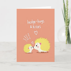 Hedgehugs Mothers Day Sweet Card