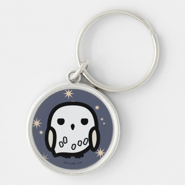 Hedwig Cartoon Character Art Key Ring (Front)