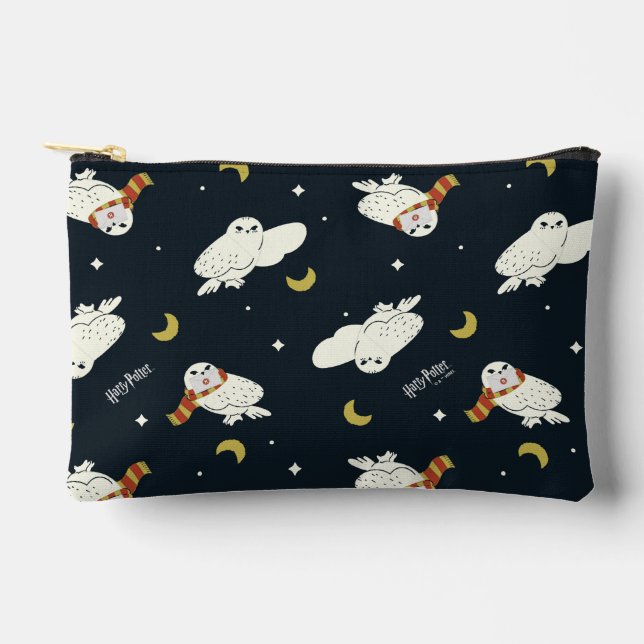 Hedwig Nighttime Moonlight Pattern Accessory Pouch (Front)