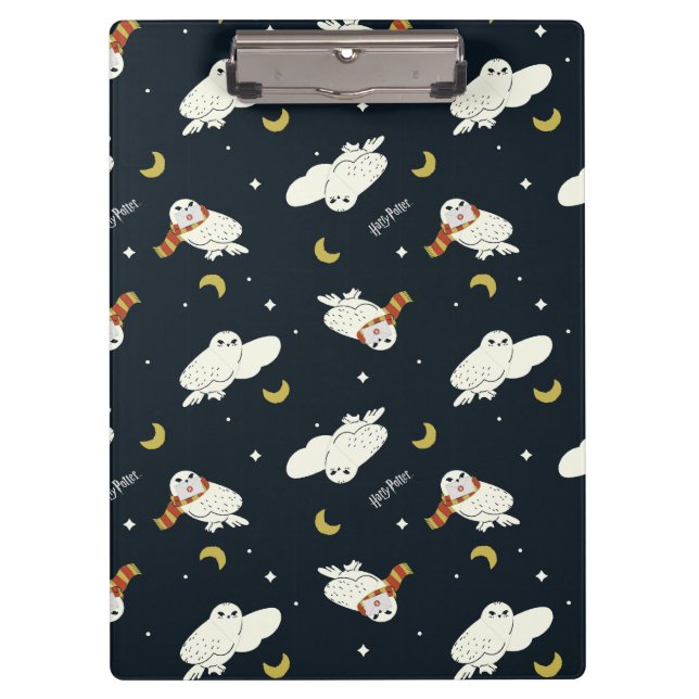 Hedwig Nighttime Moonlight Pattern Clipboard (Front)