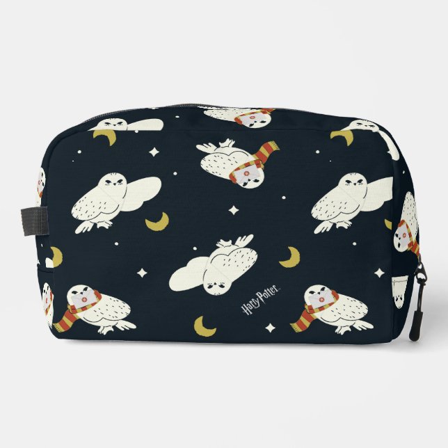Hedwig Nighttime Moonlight Pattern Dopp Kit (Front)
