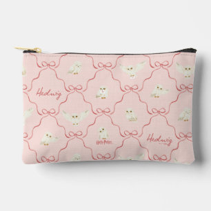 Hedwig Pink Ribbon Pattern Accessory Pouch