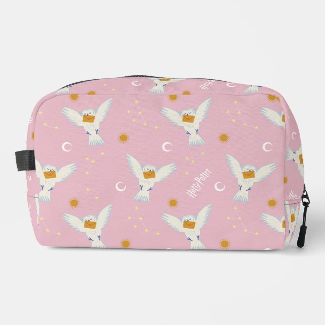Hedwig Pink Solstice Pattern Dopp Kit (Front)