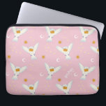 Hedwig Pink Solstice Pattern Laptop Sleeve<br><div class="desc">Sweet, celestial, and full of wizarding charm, this enchanting Hedwig pattern design brings a dreamy touch of magic to any product. Featuring graceful Hedwigs delivering golden-sealed letters, this whimsical print is scattered with crescent moons, glowing suns, and delicate constellation details across a soft blush background. The light pastel palette and...</div>