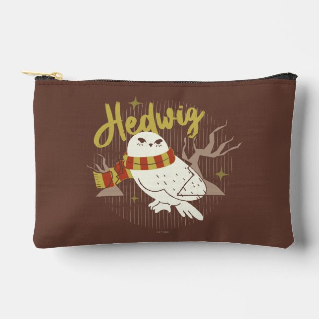 Hedwig Whimsical Forest Drawing Accessory Pouch (Front)