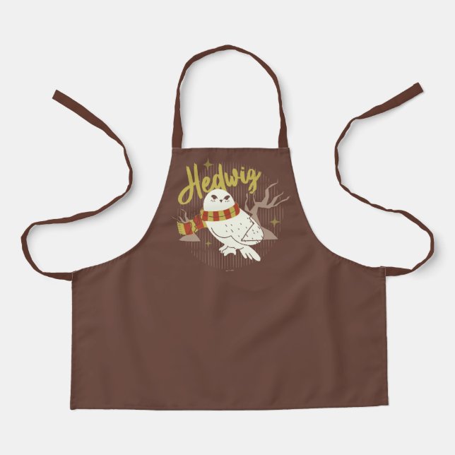 Hedwig Whimsical Forest Drawing Apron (Front)