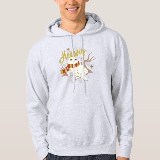 Hedwig Whimsical Forest Drawing Hoodie (Front)