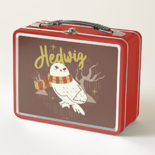 Hedwig Whimsical Forest Drawing Metal Lunch Box