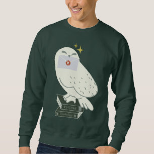 Hedwig With Letter Whimsical Drawing Sweatshirt