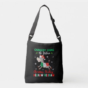 HEEHAW The Christmas Donkey Donkey Lovers Gifts Crossbody Bag