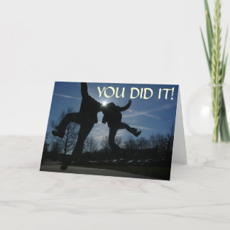 heel click, YOU DID IT! Card