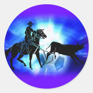 Heeler 101 classic round sticker