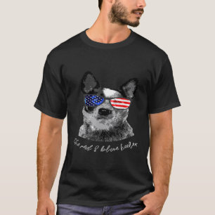 Heeler Australian Cattle Dog I Usa I Animal I Grun T-Shirt