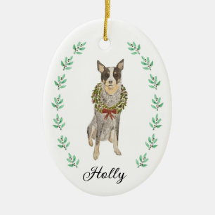 Heeler Christmas Ornament