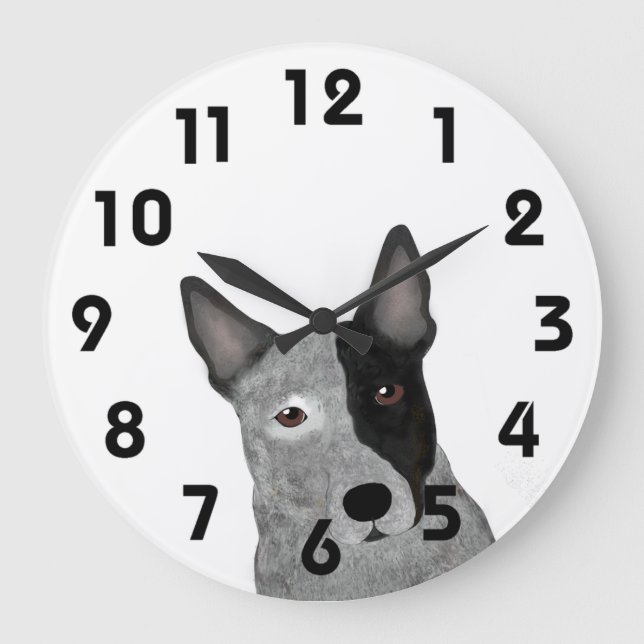 Heeler Wall Clock (Front)