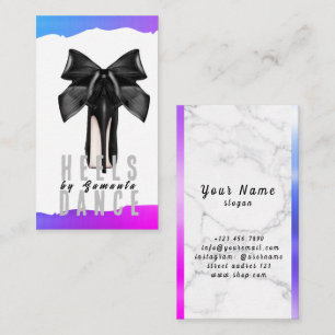 Heels Dance Class Choreographer Business Card