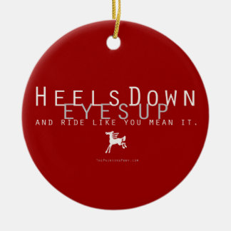 Heels Down Ceramic Tree Decoration