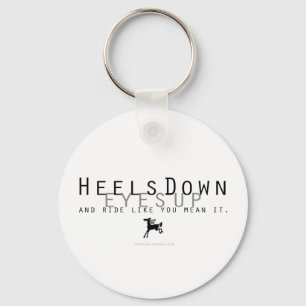 Heels Down Key Ring