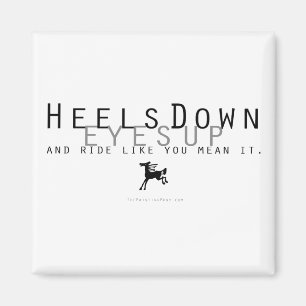 Heels Down Magnet