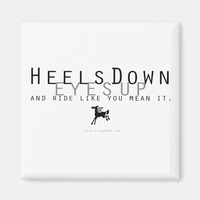 Heels Down Magnet (Front)