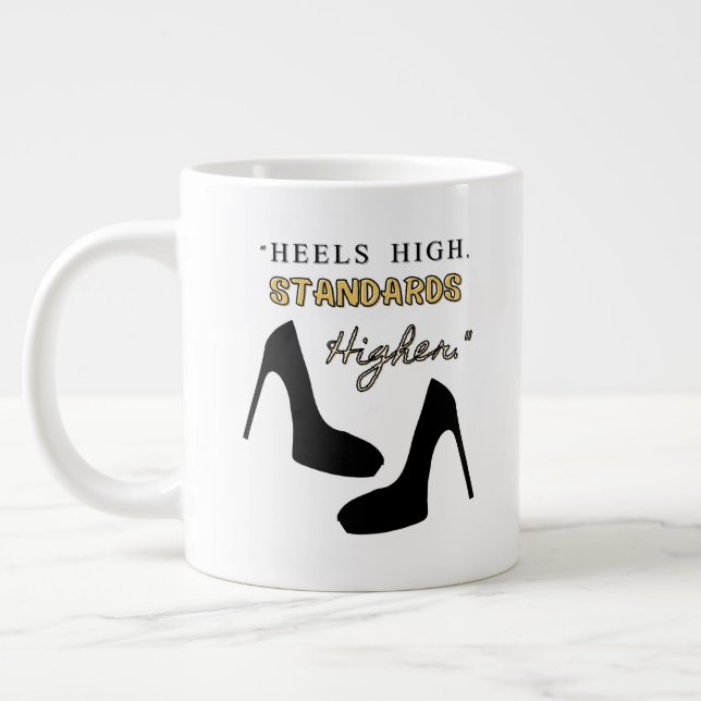heels standarts large coffee mug (Left)