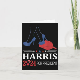 Heels Stepping On Red Mega Hat Election 2024 1 Card