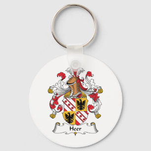 Heer Family Crest Key Ring