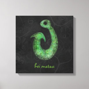 hei matau - canvas
