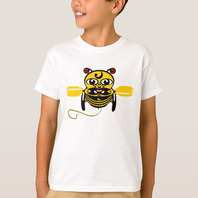 Hei Tiki Bee Toy Kiwiana T-Shirt (Front)