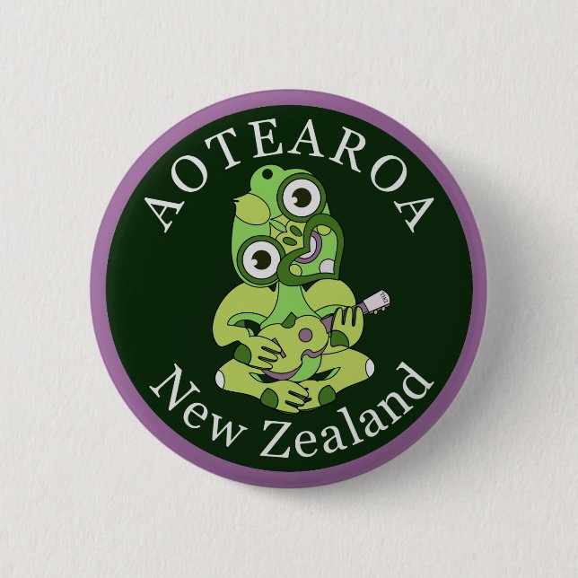 Hei Tiki New Zealand badge (Front)