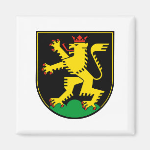 Heidelberg city flag emblem germany symbol magnet