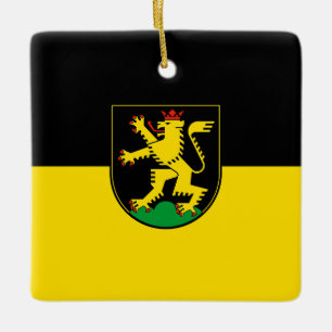 Heidelberg city flag germany symbol ceramic ornament