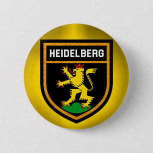 Heidelberg Flag 6 Cm Round Badge
