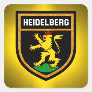Heidelberg Flag Square Sticker
