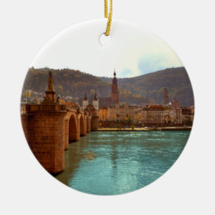 Heidelberg, Germany Ceramic Tree Decoration