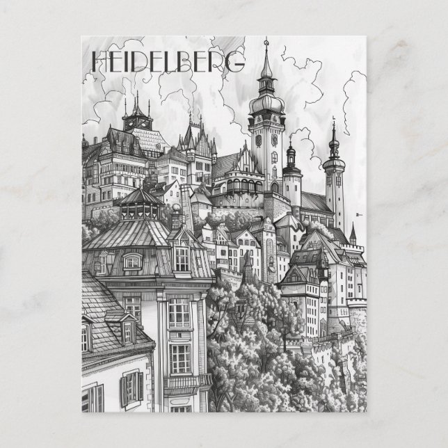 Heidelberg Germany Postcard (Front)