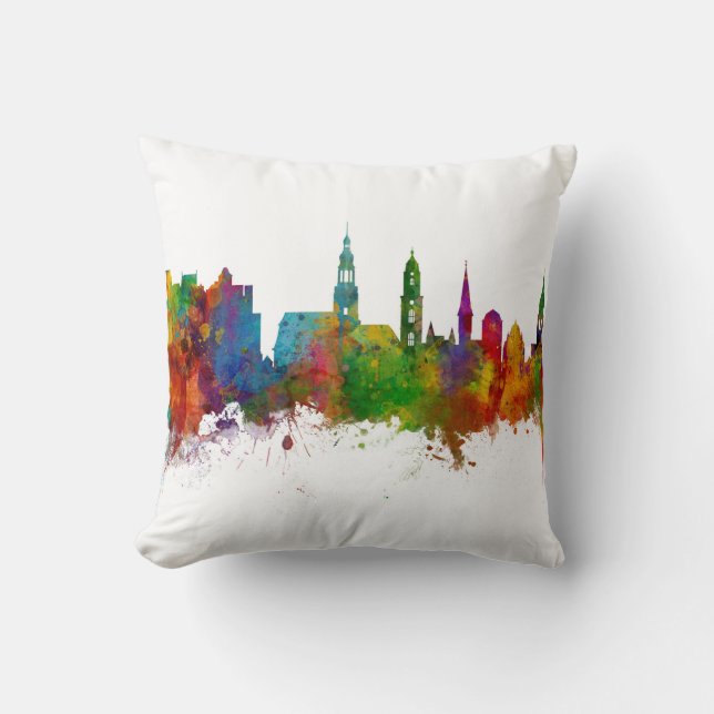 Heidelberg Germany Skyline Cushion (Front)