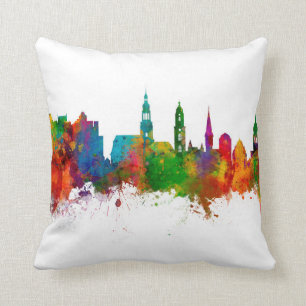 Heidelberg Germany Skyline Cushion