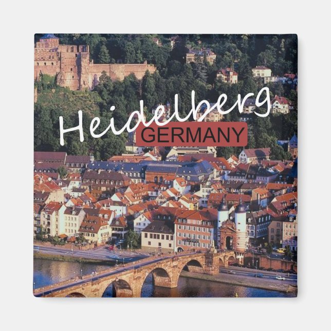 Heidelberg Germany Travel Photo Souvenir Magnet (Front)