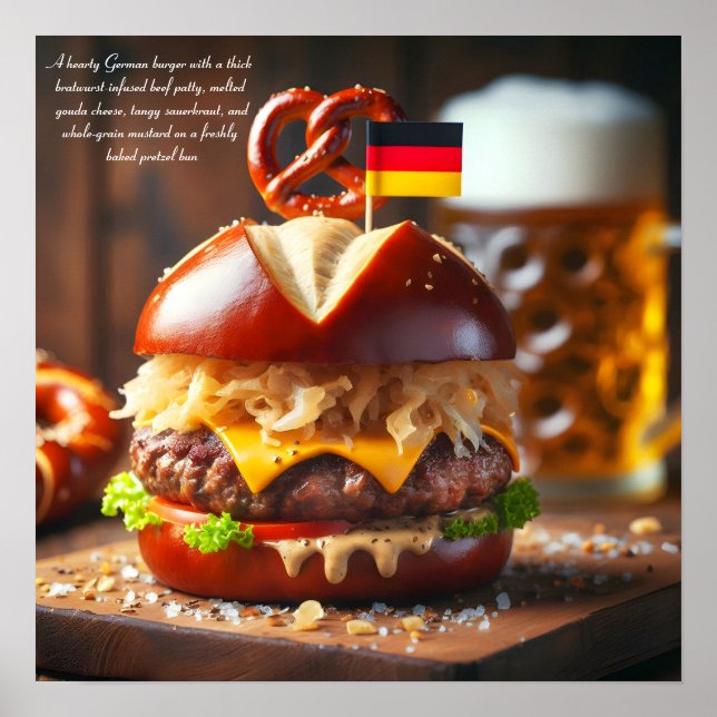 Heidelberg Haus Burger Delight Poster (Front)