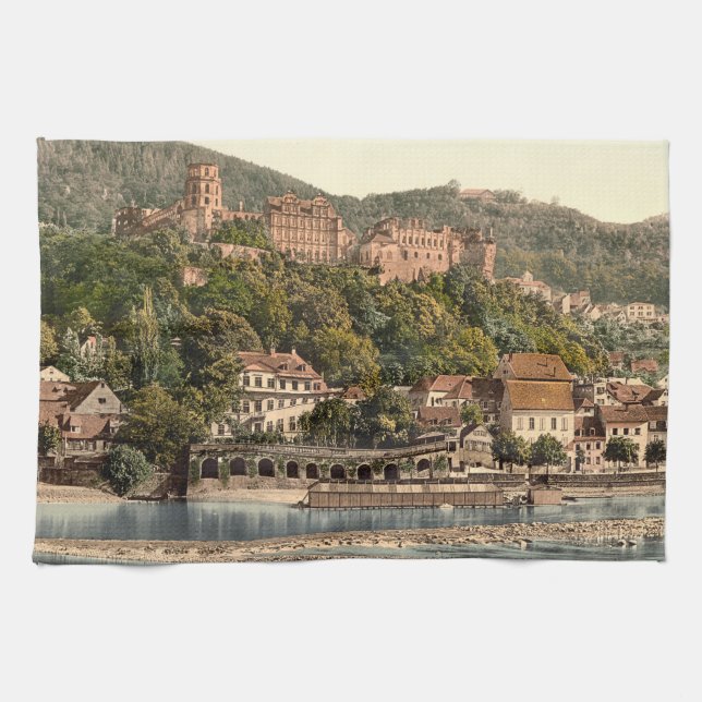 Heidelberg II, Baden-Württemberg, Germany Tea Towel (Horizontal)