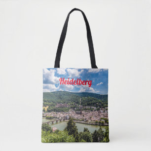 Heidelberg Neckar Panorama Germany Tote Bag