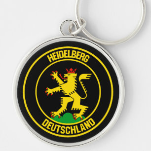 Heidelberg Round Emblem Key Ring