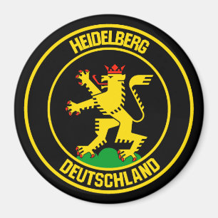 Heidelberg Round Emblem Magnet