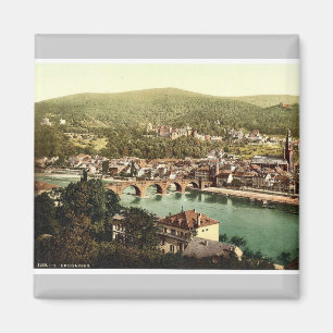 Heidelberg, seen from the Philosophenweg, Baden, G Magnet