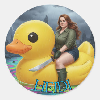 HEIDI CLASSIC ROUND STICKER